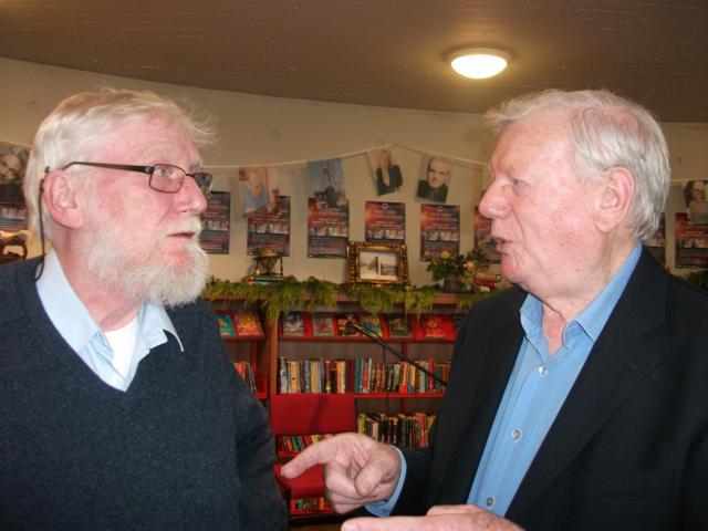 In conversation with distinguished novelist, poet & playwright Dermot Healy at the West Cork Literary Festival in Bantry Co. Cork. 2012.