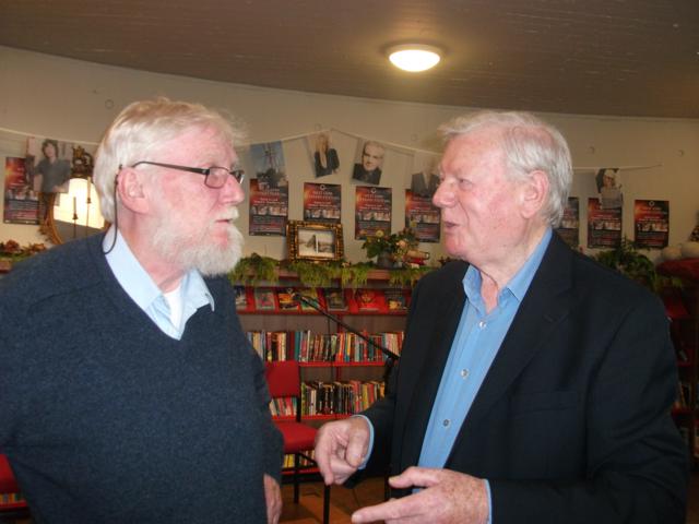 Martin Gordon with Dermot Healy